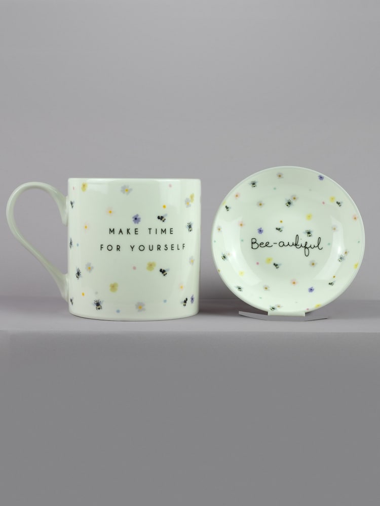 Belly Button Designs Bee Trinket Dish & Mug Set - Image 1 of 2 Belly Button Designs Bee Trinket Dish & Mug Set - Image 1 of 2