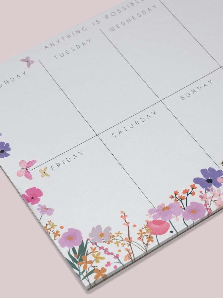 Belly Button Designs Meadow A5 Notebook & Weekly Planner Set - Image 2 of 3