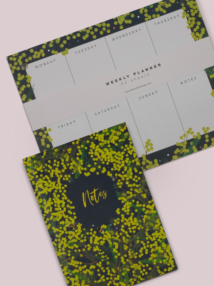 Belly Button Designs Mimosa A5 Notebook & Weekly Planner Set - Image 1 of 1