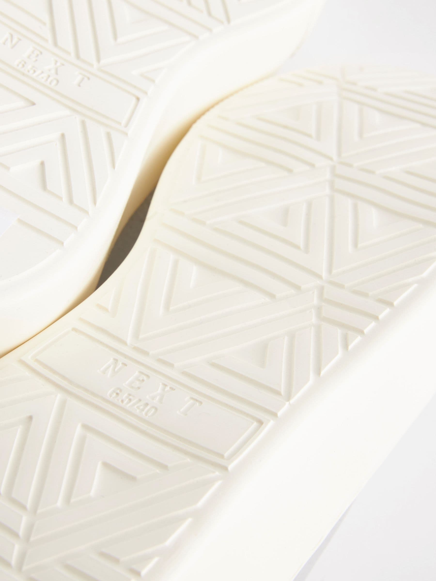 Buy Silver Lace Up Signature Forever Comfort Leather Suede Chunky Wedge Platform Trainers from the Next UK online shop