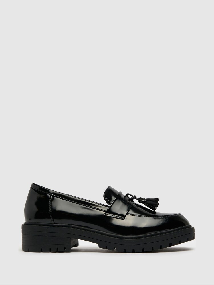 Schuh Lexi Chunky Patent Loafers - Image 1 of 4