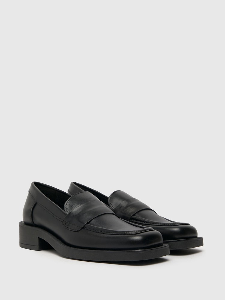 Schuh Lizzo Square Toe Loafers - Image 2 of 4 Schuh Lizzo Square Toe Loafers - Image 2 of 4
