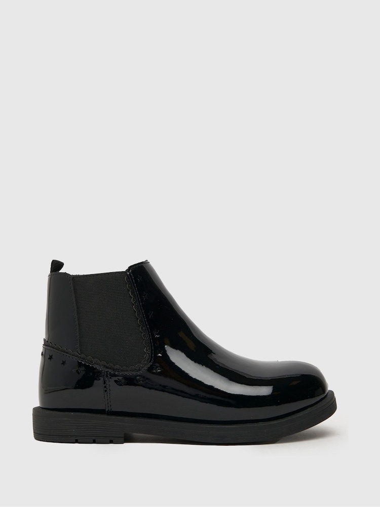 Ghete Schuh negre elegante - Image 1 of 4