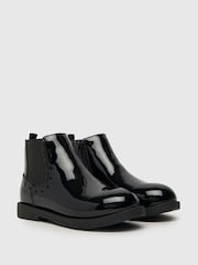 Ghete Schuh negre elegante - Image 2 of 4