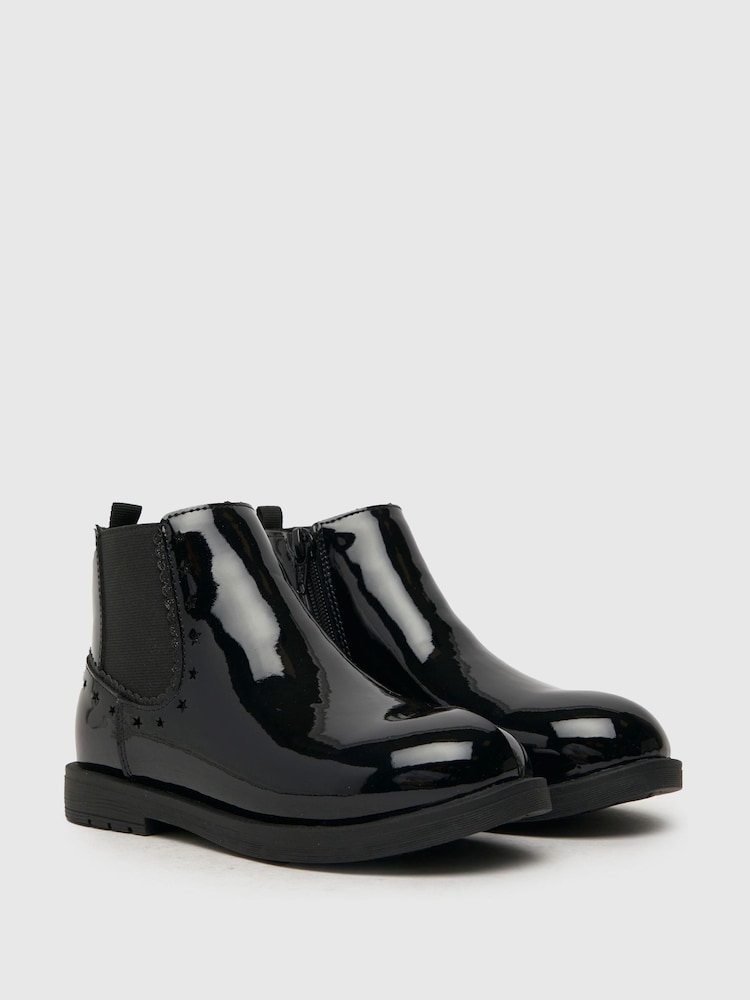 Ghete Schuh negre elegante - Image 2 of 4