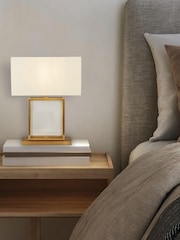 Searchlight Brass Teasel Glass Table Lamp - Image 1 of 3