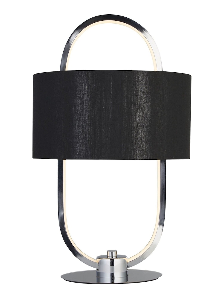 Searchlight Chrome Enchanter Black LED Table Lamp - Image 2 of 3