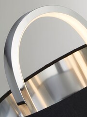 Searchlight Chrome Enchanter Black LED Table Lamp - Image 3 of 3
