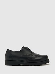 Schuh Lawn Budapester, Schwarz - Bild 1 von 4