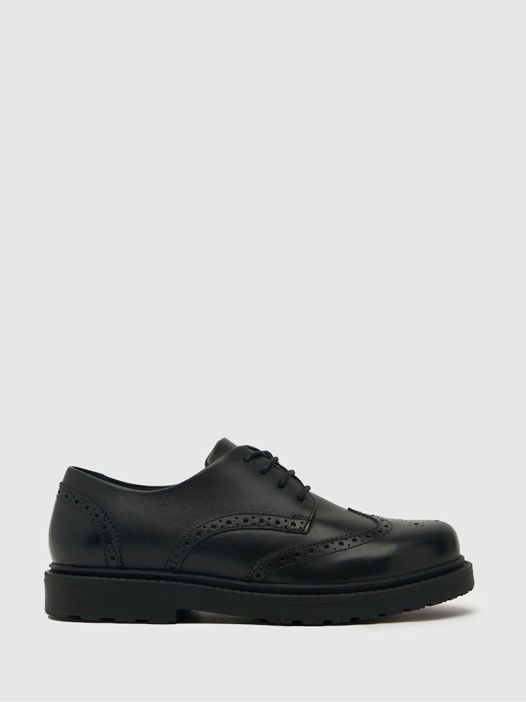 Schuh Lawn Budapester, Schwarz - Bild 1 von 4