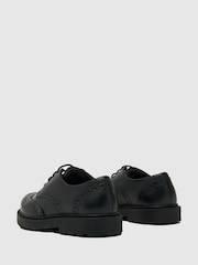 Schuh Lawn Black Brogue Shoes - Image 4 of 4