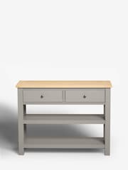 Dove Malvern Oak Effect Console Table - Image 6 of 8