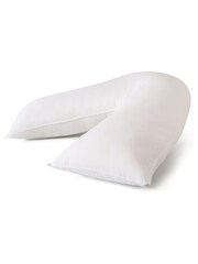 Fine Bedding Company V Shaped Back Support 100% Cotton Pillow - Image 2 of 2