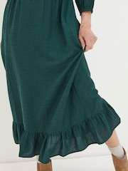 FatFace Forest Green Adele Midi Dress - Image 5 of 5