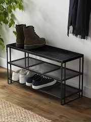 Black Bronx Console 3 Tier Shoe Storage - Image 1 of 7