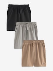 Noir/gris/brun fauve - Short léger 3 Pack - Image 1 of 12