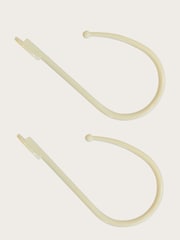 Laura Ashley Cream Set of Two Ball End Swing Holdbacks - Image 2 of 3