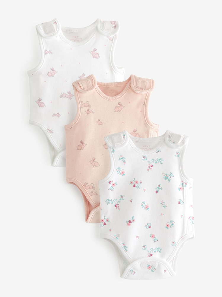 rožnata - Premature dojenček 100% Cotton Vest bodi 3 komplet - Slika 1 iz 6 rožnata - Premature dojenček 100% Cotton Vest bodi 3 komplet - Slika 1 iz 6