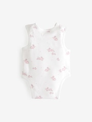 Rose - Corps de gilet en coton 100% prématuré Bébé 3 Paquet - Image 5 of 6