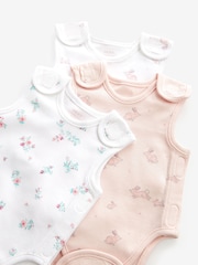 Rose - Corps de gilet en coton 100% prématuré Bébé 3 Paquet - Image 6 of 6
