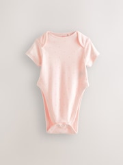 Pink - Kurzärmelige Bodys gegen Hüftdysplasie aus 100 % Baumwolle, 3er-Pack - Bild 3 von 6