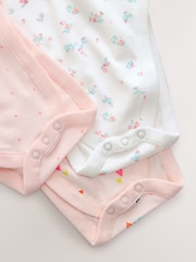 rožnata - Hip Displazija kratek rokav; s kratkimi rokavi 100% Cotton bodi 3 Pakiranje - Slika 7 iz 10