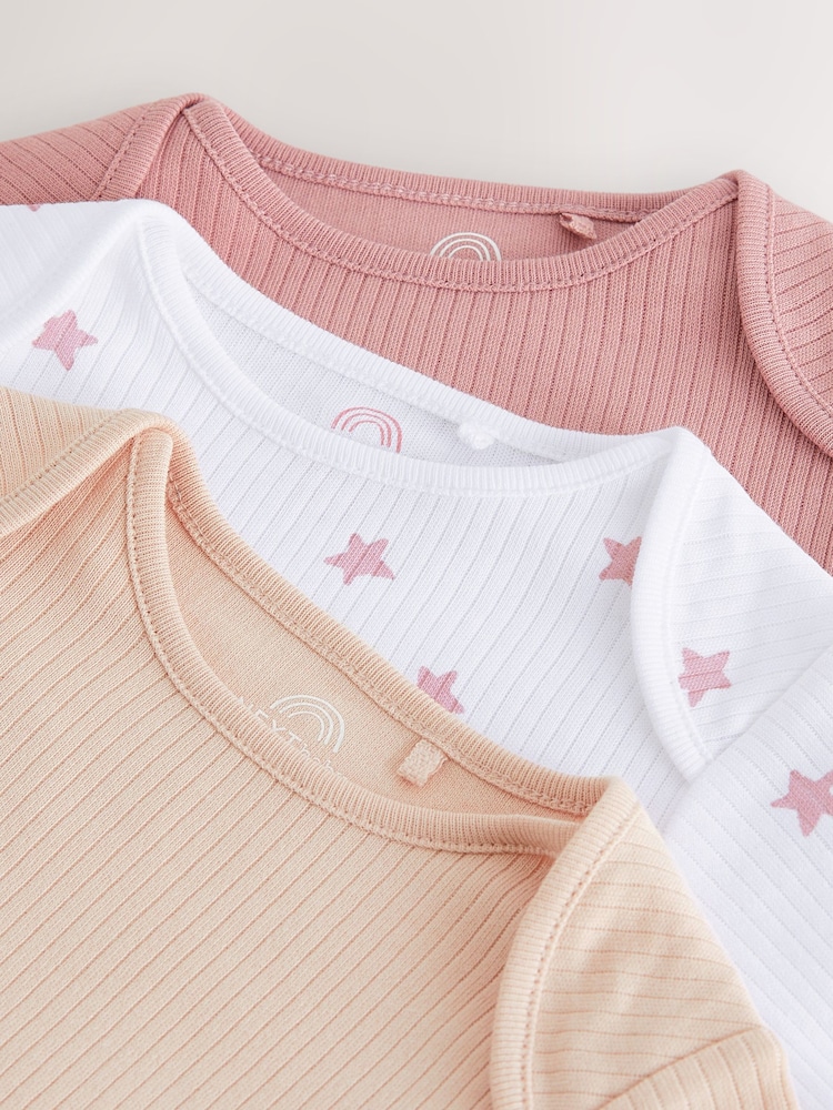 Pink - Hüftdysplasie-Langarm-Bodys im 3er-Pack, 100 % Baumwolle - Bild 6 von 6 Pink - Hüftdysplasie-Langarm-Bodys im 3er-Pack, 100 % Baumwolle - Bild 6 von 6