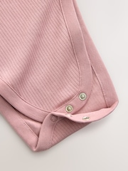rožnata - Hip Displazija dolg rokav; z dolgimi rokavi 100% Cotton bodi 3 Pakiranje - Slika 8 iz 9