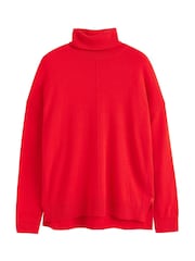 Chinti & Parker Wool/Cashmere Relaxed Roll Neck Jumper - Image 3 of 3