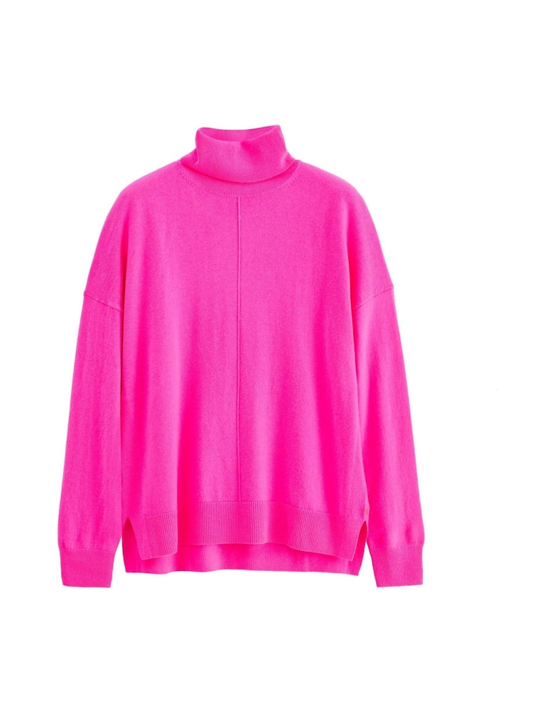 Chinti & Parker Wool/Cashmere Relaxed Roll Neck Jumper - Image 4 of 4