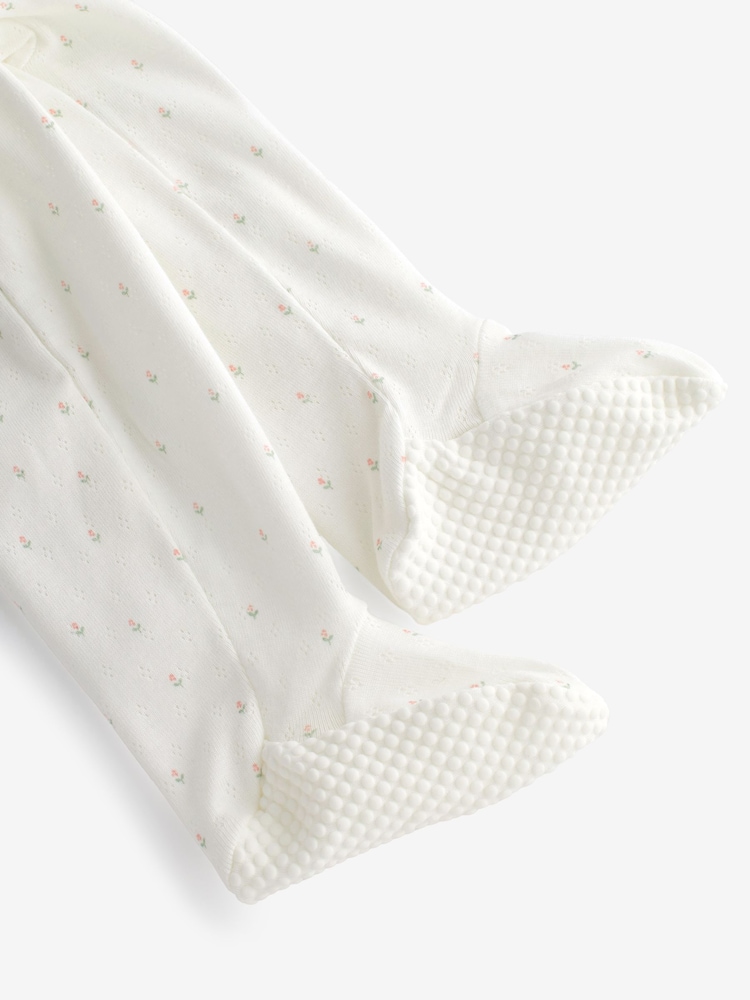 Ecru Butterfly Daddy 100% Cotton Family Sleepsuit (0-2yrs) - Image 7 of 7