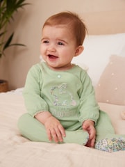 Sage Green Mummy 100% Cotton Family Sleepsuit (0-2yrs) - Image 1 of 7