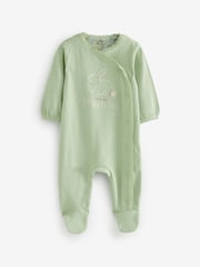 Sage Green Mummy 100% Cotton Family Sleepsuit (0-2yrs) - Image 4 of 7