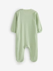 Sage Green Mummy 100% Cotton Family Sleepsuit (0-2yrs) - Image 5 of 7