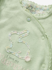 Sage Green Mummy 100% Cotton Family Sleepsuit (0-2yrs) - Image 7 of 7