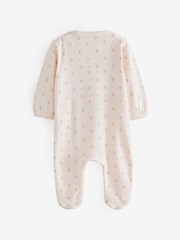 Pink Little Sister Baby Sleepsuit (0-18mths) - Image 6 of 8