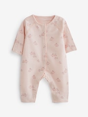 Rose - Combinaisons de nuit pour prématurés 100% coton 3 Lot (0-0mths) - Image 2 de 6