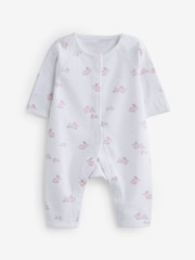 Rose - Combinaisons de nuit pour prématurés 100% coton 3 Lot (0-0mths) - Image 3 de 6