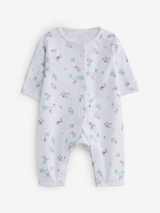 Rose - Combinaisons de nuit pour prématurés 100% coton 3 Lot (0-0mths) - Image 4 de 6