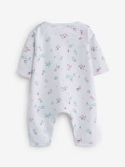 Rose - Combinaisons de nuit pour prématurés 100% coton 3 Lot (0-0mths) - Image 5 de 6