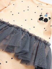 Cream/Blue Tutu Baby Sleepsuit (0mths-3yrs) - Image 3 of 3