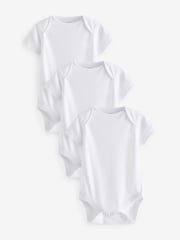 Weiß - Hautfreundliche Baby-Bodys im 3-er-Pack - Image 1 of 4