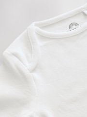 White Baby Hip Dysplasia Long Sleeve Bodysuits 5 Pack - Image 8 of 8