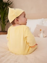 Yellow Novelty Chick Baby Sleepsuit (0-2yrs) - Image 2 of 8
