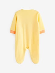 Yellow Novelty Chick Baby Sleepsuit (0-2yrs) - Image 6 of 8