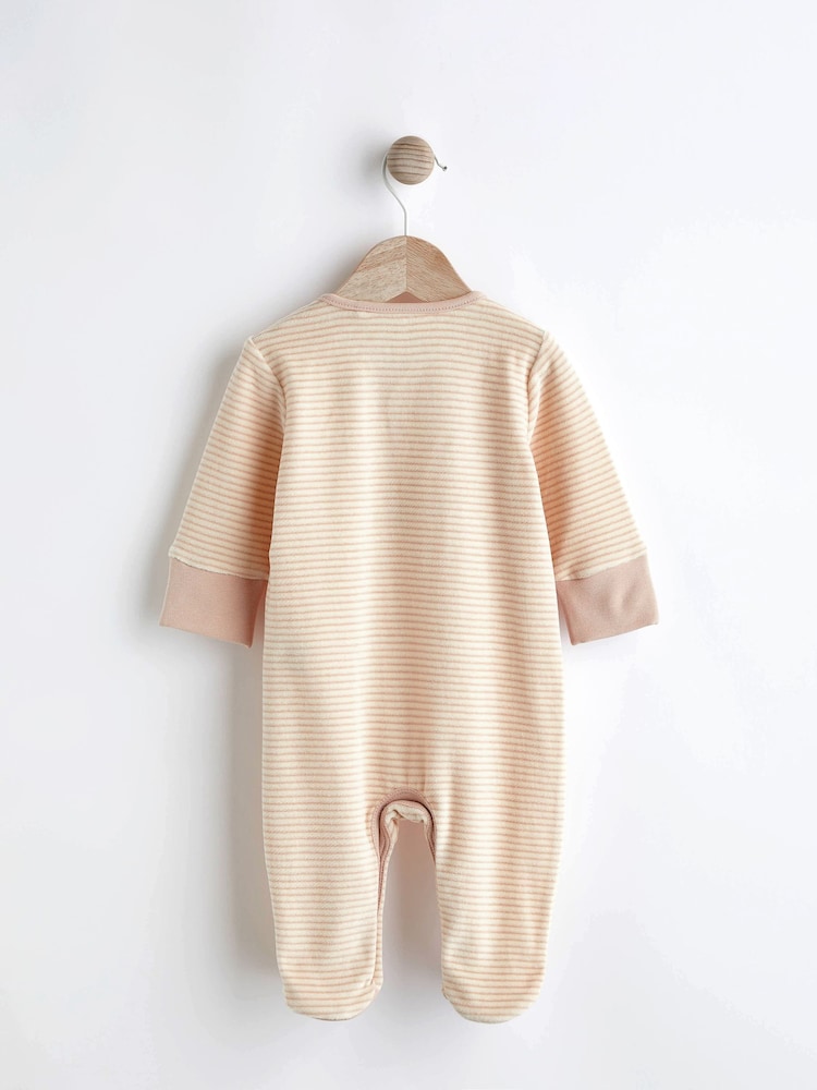 Oatmeal Bear Baby Sleepsuit (0-2yrs) - Image 2 of 10