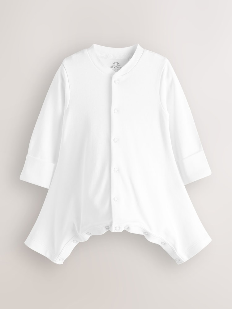 Bela - Hip Displazija 100% Bombažni dojenček Sleepsuits 3 komplet (0-3let) - Slika 2 iz 4 Bela - Hip Displazija 100% Bombažni dojenček Sleepsuits 3 komplet (0-3let) - Slika 2 iz 4