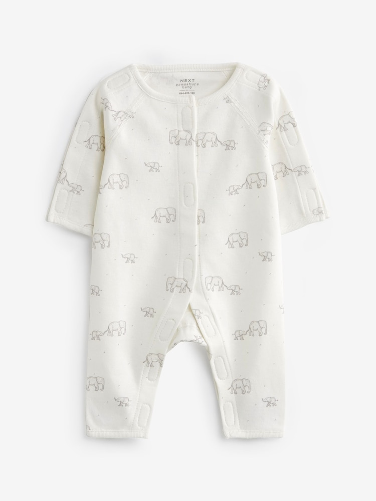 Nevtralno - Premature dojenček 100% Cotton Sleepsuits 3 komplet (0-0mths) - Slika 2 iz 6 Nevtralno - Premature dojenček 100% Cotton Sleepsuits 3 komplet (0-0mths) - Slika 2 iz 6