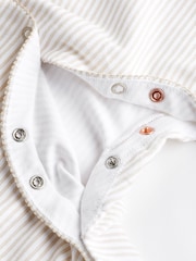 Neutral Bunny 100% Cotton Delicate Baby Sleepsuits 3 Pack (0-2yrs) - Image 10 of 12