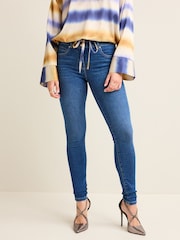 Mid Blue Wash Lift Slim And Shape Skinny Jeans - Image 2 of 6